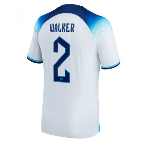 Fotballdrakt Herre England Kyle Walker #2 Hjemmedrakt VM 2022 Kortermet